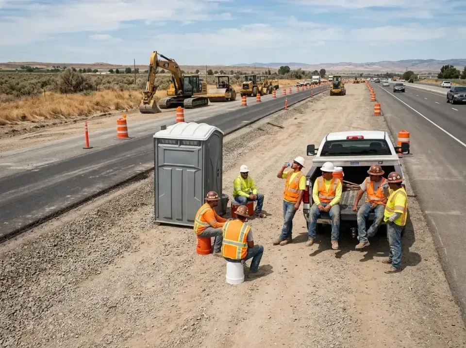 highway-road-construction-crew-007 — frequently asked questions, Porta Potty and Restroom Rentals in Clayton, CA